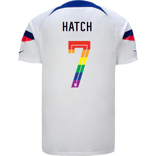 USA White Ashley Hatch 22/23 Men's PRIDE Jersey