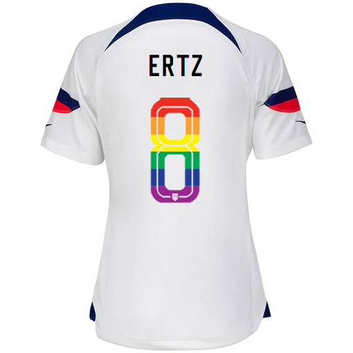 USA White Julie Ertz 22/23 Women's PRIDE Jersey