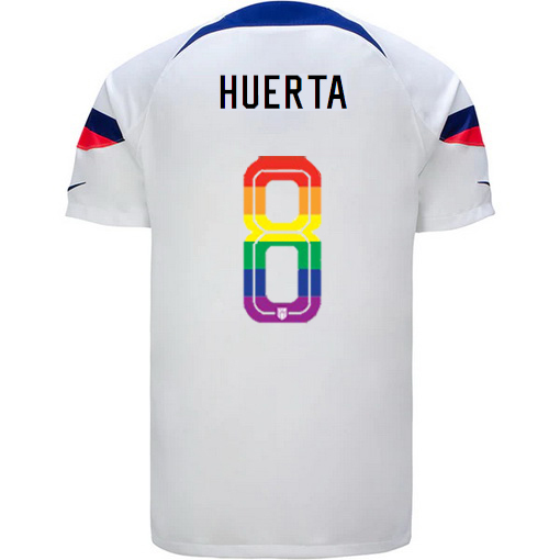 USA White Sofia Huerta 2022/2023 Men's PRIDE Jersey