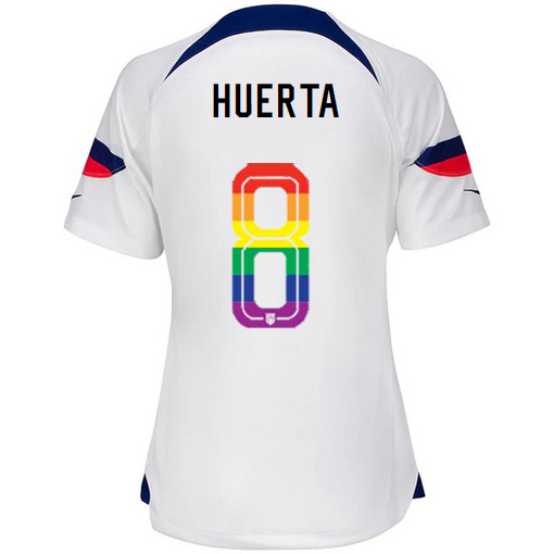 USA White Sofia Huerta 2022/23 Women's PRIDE Jersey