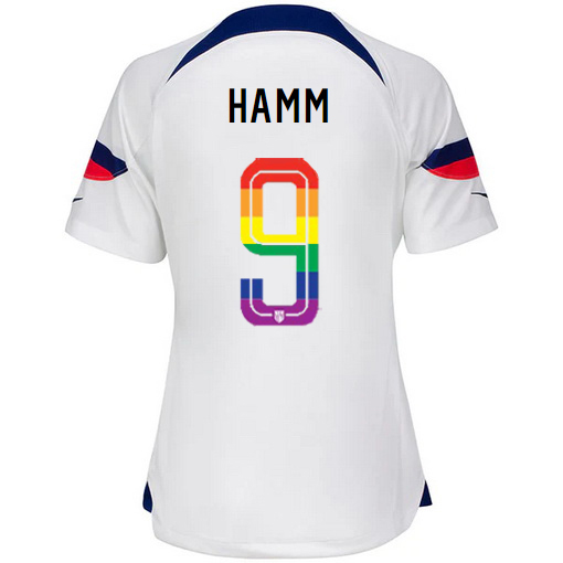USA White Mia Hamm 22/23 Women's PRIDE Jersey
