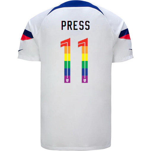 USA White Christen Press 22/23 Men's PRIDE Jersey