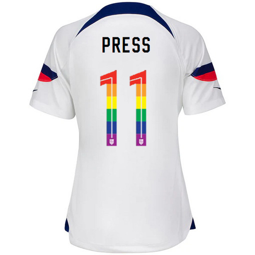 USA White Christen Press 2022/2023 Women's PRIDE Jersey