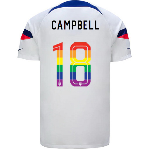 USA White Jane Campbell 2022/23 Men's PRIDE Jersey