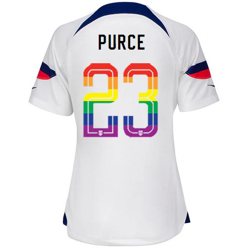 USA White Margaret Purce 22/23 Women's PRIDE Jersey