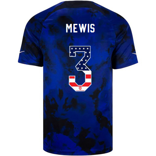 USA Blue Samantha Mewis 22/23 Men's Jersey Independence Day