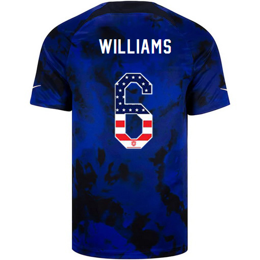 USA Blue Lynn Williams 22/23 Men's Jersey Independence Day