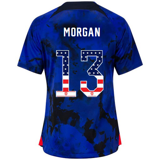 USA Blue Alex Morgan 22/23 Women's Jersey Independence Day