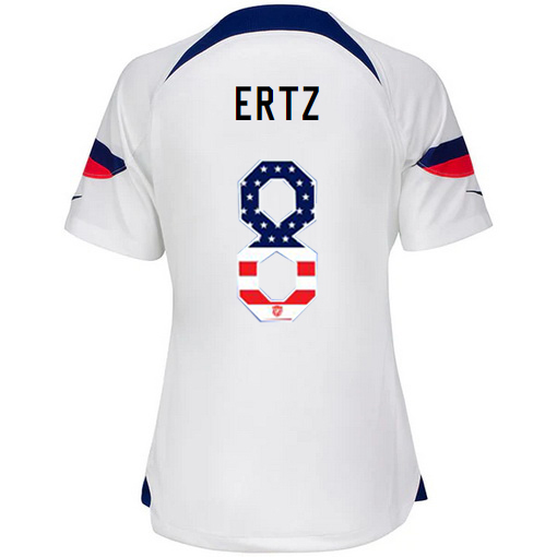 USA White Julie Ertz 2022/2023 Women's Jersey Independence Day