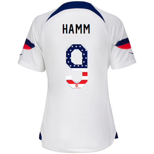 USA White Mia Hamm 2022/2023 Women's Jersey Independence Day