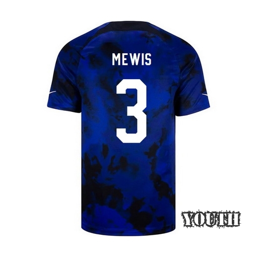 USA Away Samantha Mewis 22/23 Youth Soccer Jersey