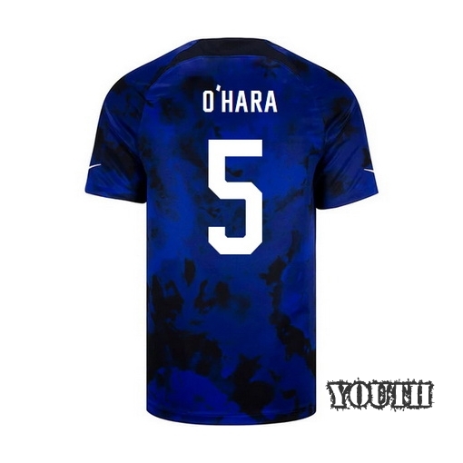 USA Away Kelley O'Hara 2022/23 Youth Soccer Jersey