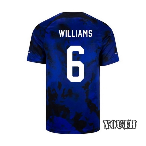 USA Away Lynn Williams 22/23 Youth Soccer Jersey