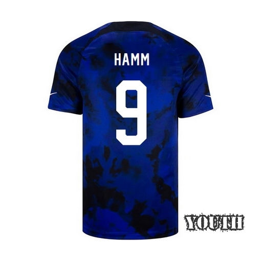 USA Away Mia Hamm 2022/2023 Youth Soccer Jersey