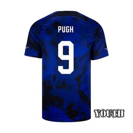 USA Away Mallory Pugh 2022/23 Youth Soccer Jersey