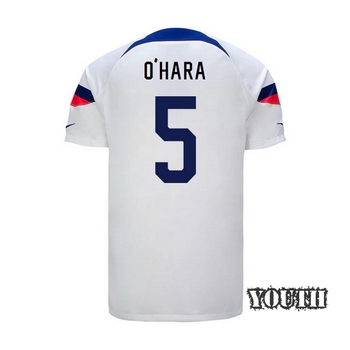 USA Home Kelley O'Hara 2022/2023 Youth Soccer Jersey