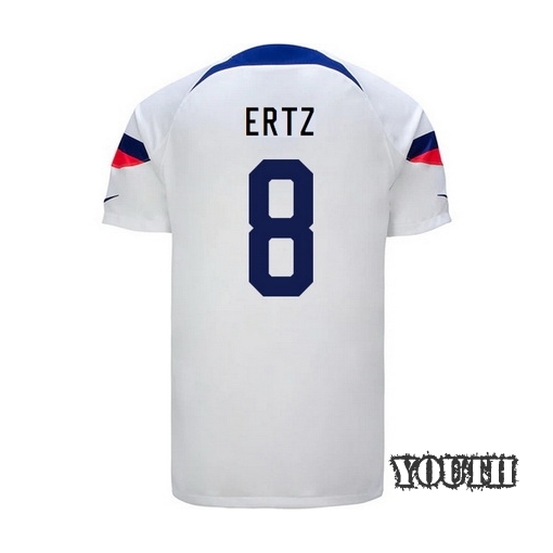 USA Home Julie Ertz 22/23 Youth Soccer Jersey