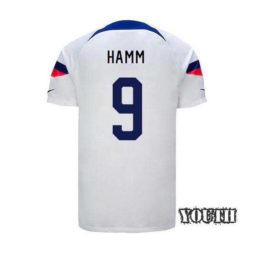 USA Home Mia Hamm 22/23 Youth Soccer Jersey