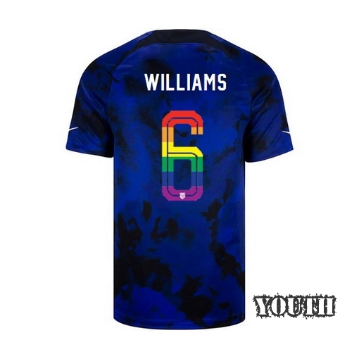 USA Loyal Blue Lynn Williams 2022/2023 Youth PRIDE Jersey
