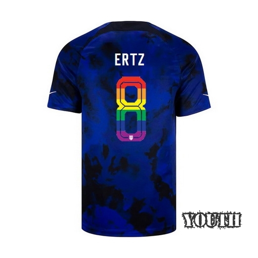 USA Loyal Blue Julie Ertz 2022/23 Youth PRIDE Jersey