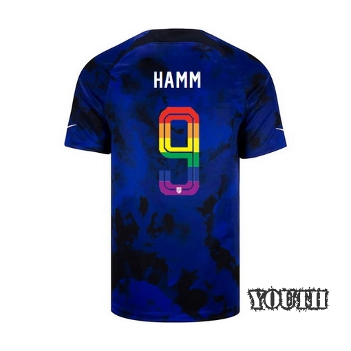 USA Loyal Blue Mia Hamm 2022/23 Youth PRIDE Jersey