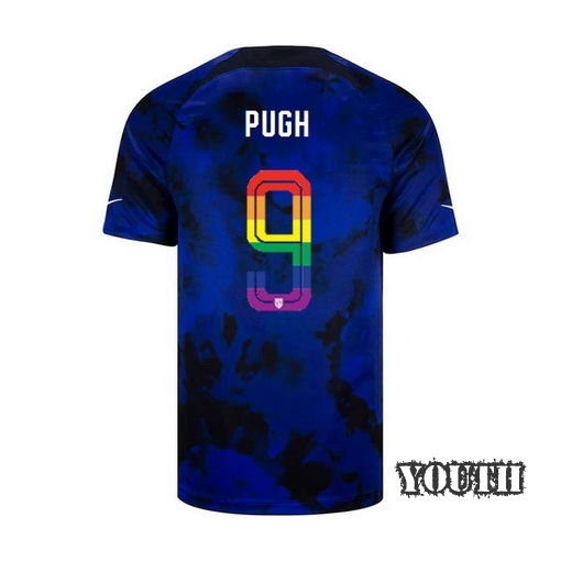 USA Loyal Blue Mallory Pugh 22/23 Youth PRIDE Jersey