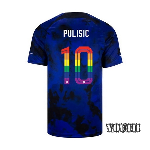 USA Loyal Blue Christian Pulisic 2022/23 Youth PRIDE Jersey