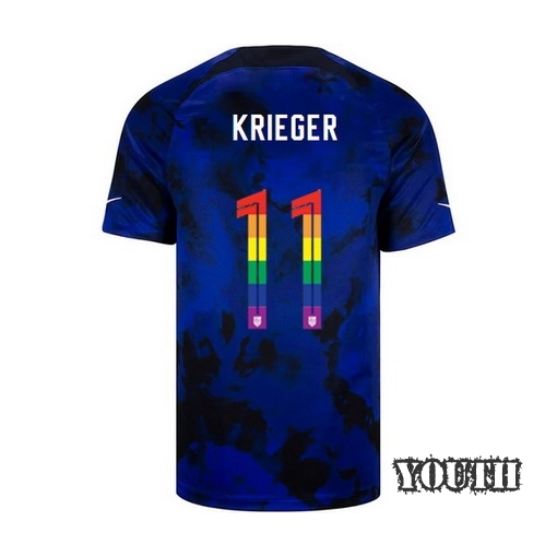 USA Loyal Blue Ali Krieger 2022/2023 Youth PRIDE Jersey