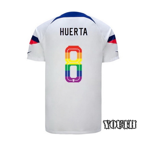 USA White Sofia Huerta 2022/23 Youth PRIDE Jersey