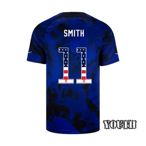 USA Blue Sophia Smith 2022/2023 Youth Jersey Independence Day