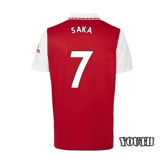 2022/23 Bukayo Saka Home Youth Soccer Jersey