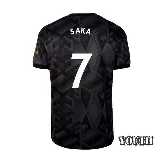 22/23 Bukayo Saka Away Youth Soccer Jersey
