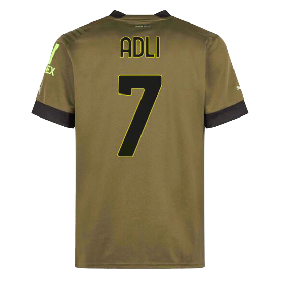 2022/2023 Yacine Adli Third Men's Soccer Jersey