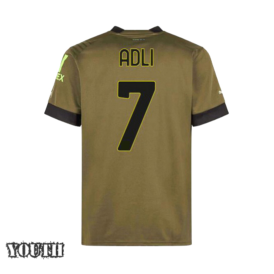 2022/2023 Yacine Adli Third Youth Soccer Jersey