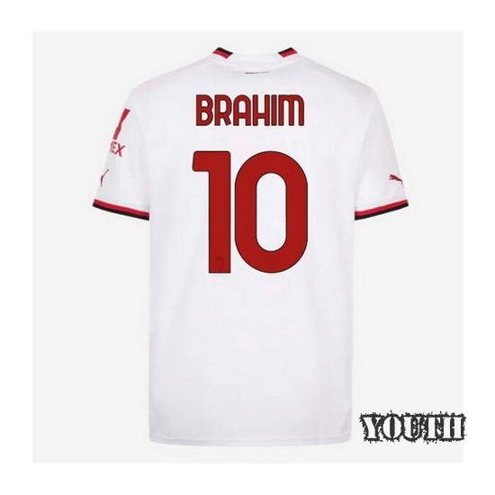 22/23 Brahim Diaz Away Youth Soccer Jersey