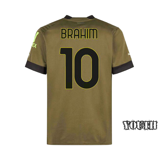 2022/2023 Brahim Diaz Third Youth Soccer Jersey