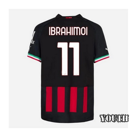 2022/23 Zlatan Ibrahimovic Home Youth Soccer Jersey