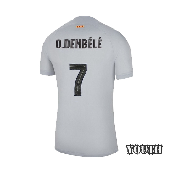 2022/2023 Ousmane Dembele Third Youth Soccer Jersey