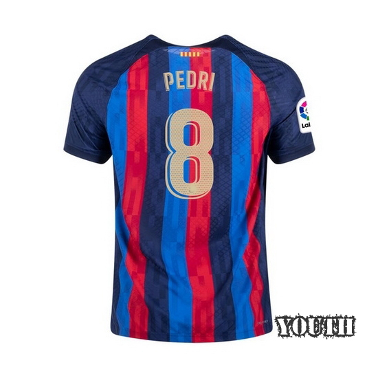 2022/23 Pedri Home Youth Soccer Jersey