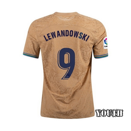 22/23 Robert Lewandowski Away Youth Soccer Jersey