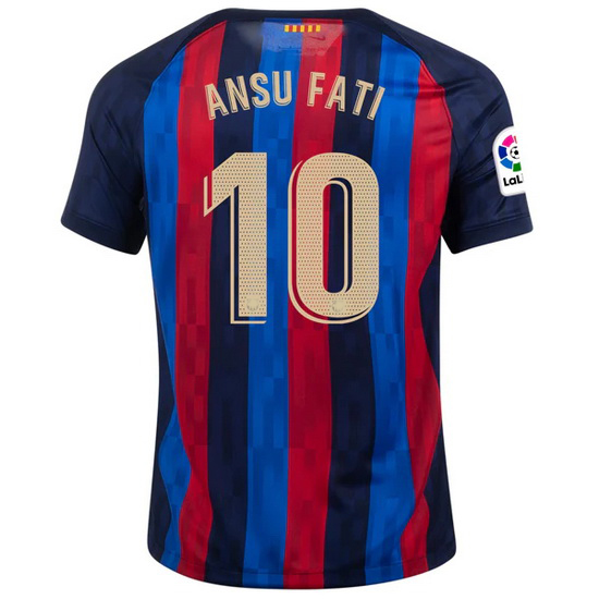 2022/23 Ansu Fati Home Men's Soccer Jersey
