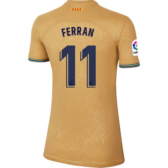 22/23 Ferran Torres Away Women's Soccer Jersey