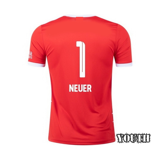 2022/23 Manuel Neuer Home Youth Soccer Jersey