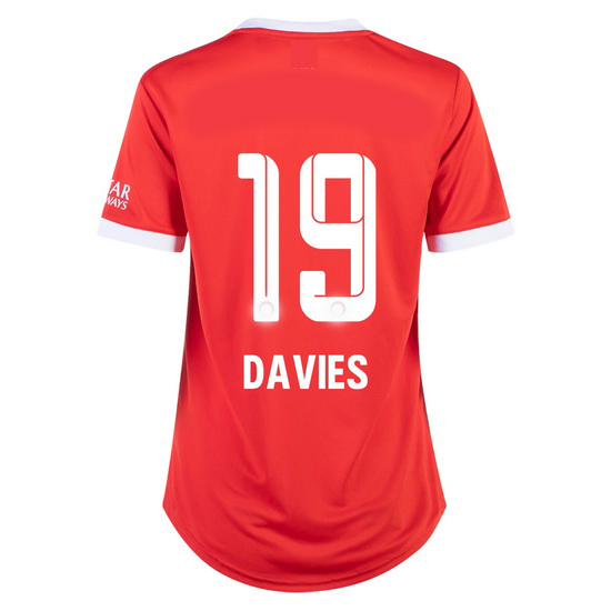 2022/23 Alphonso Davies Home Women's Soccer Jersey