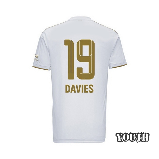 22/23 Alphonso Davies Away Youth Soccer Jersey