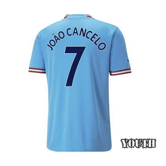 2022/23 Joao Cancelo Home Youth Soccer Jersey