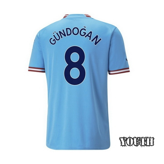 2022/23 Ilkay Gundogan Home Youth Soccer Jersey