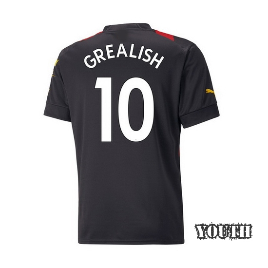 22/23 Jack Grealish Away Youth Soccer Jersey
