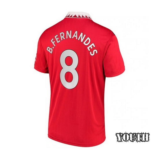 2022/23 Bruno Fernandes Home Youth Soccer Jersey