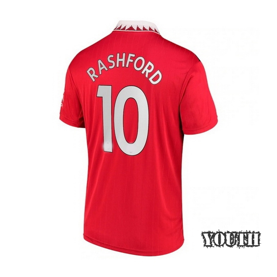 2022/23 Marcus Rashford Home Youth Soccer Jersey
